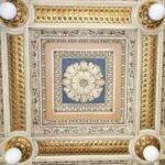 Surface detail of coffered panel
