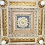 Surface detail of coffered panel