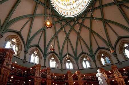 The interior of one of Canada's great historic buildings