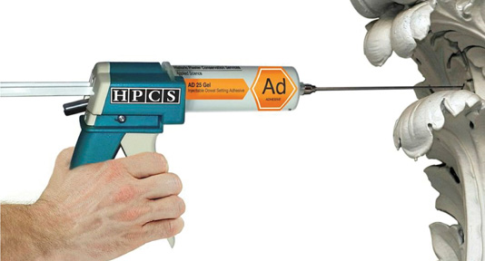 HPCS AD 25 Gel with Syringe Gun Applicator tool